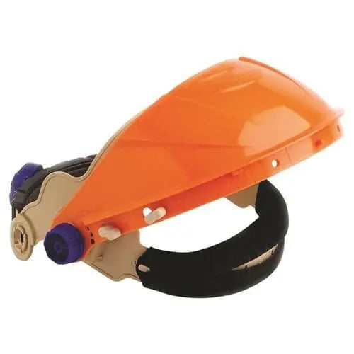 Pro Choice Browguard With Ratchet Headgear - BG PPE Pro Choice ORANGE